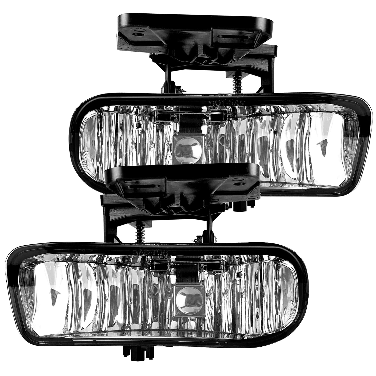 WILD BEAR front view fog lights showing clean clear lens and improved visibility