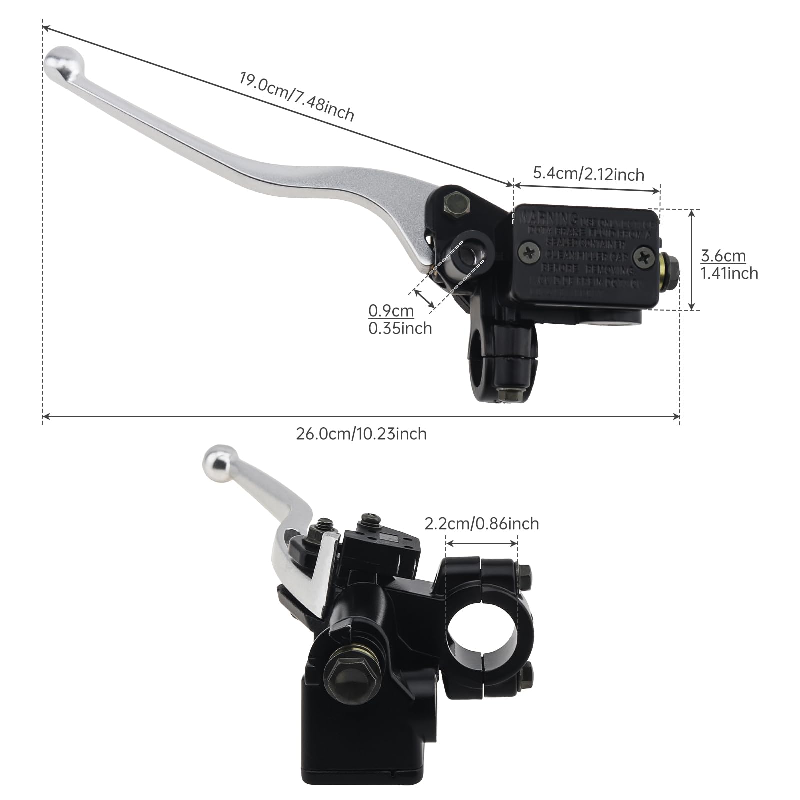 Windance detailed M10 mirror hole showing mirror mounting convenience