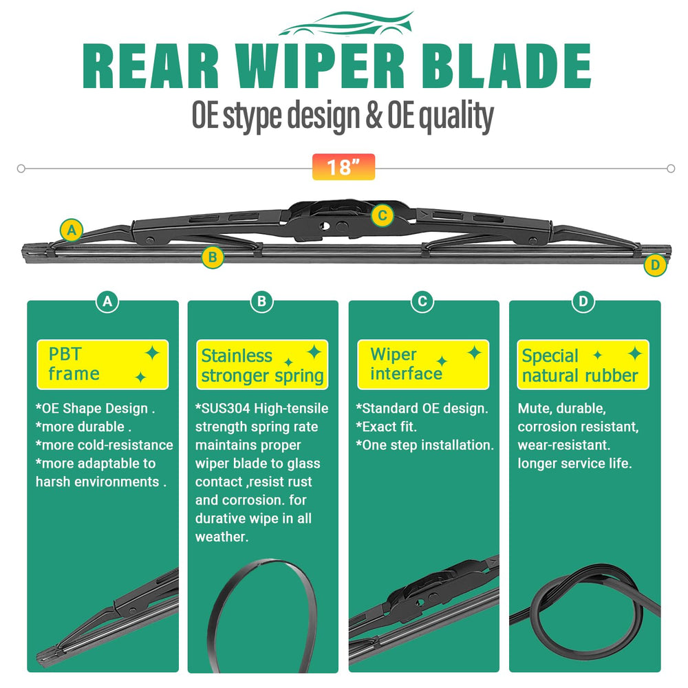 WINDSMILE blades installed on Acura MDX windshield for clear view