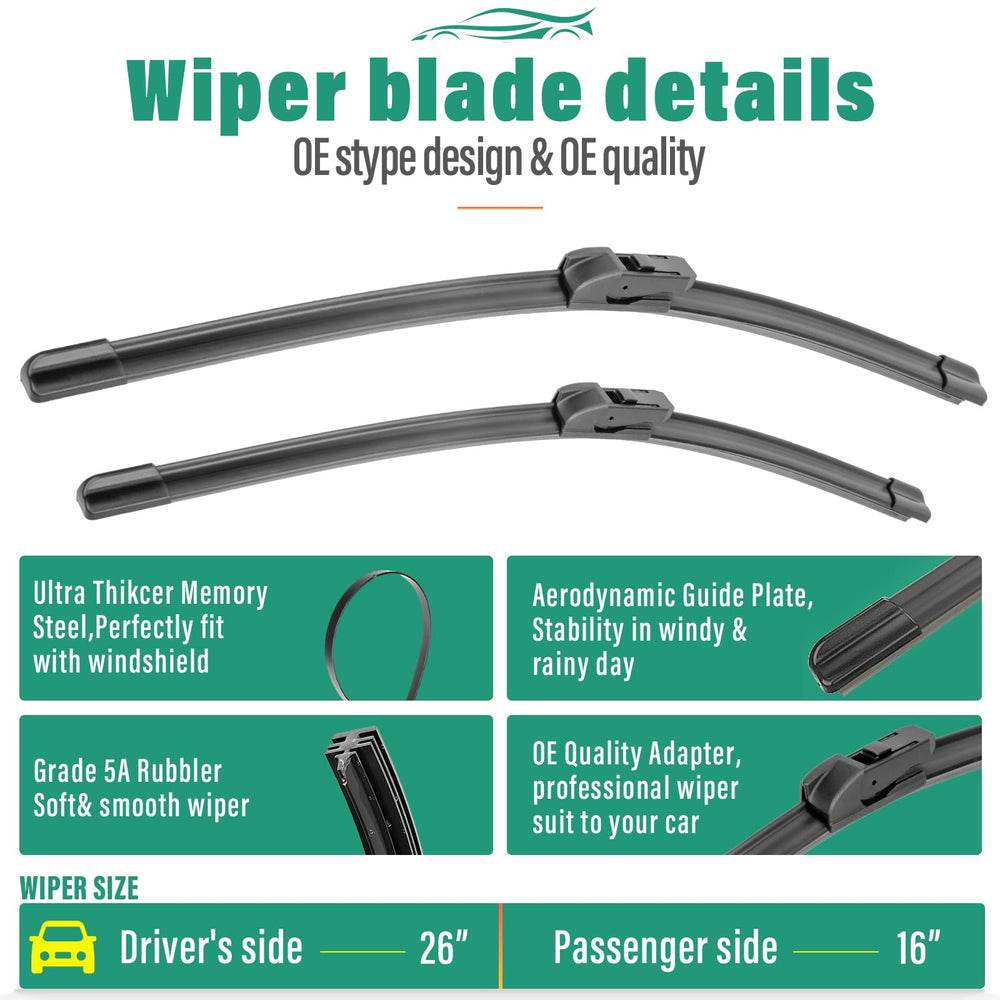 WINDSMILE aerodynamic side profile reducing wind lift and noise at speed