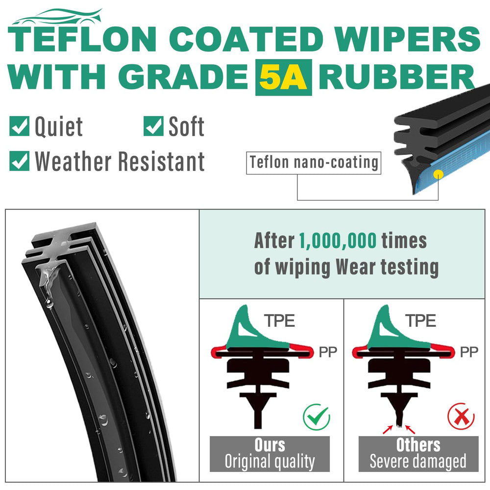 WINDSMILE blade installed on Pilot front passenger side reducing noise