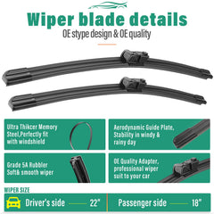 WINDSMILE connector detail demonstrating adapter-free OEM hook fit
