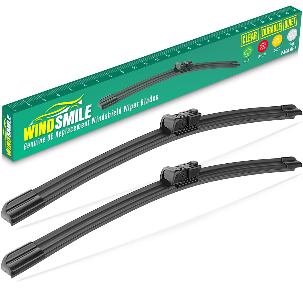 WINDSMILE front packaging showing pair and fitment for Toyota Tundra