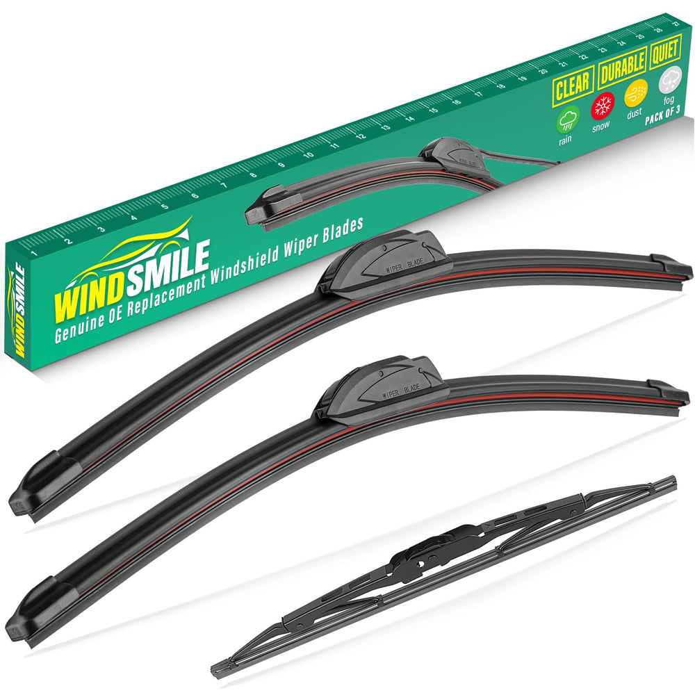 WINDSMILE front pair packaging showing correct Equinox sizes, ensures direct-fit replacement