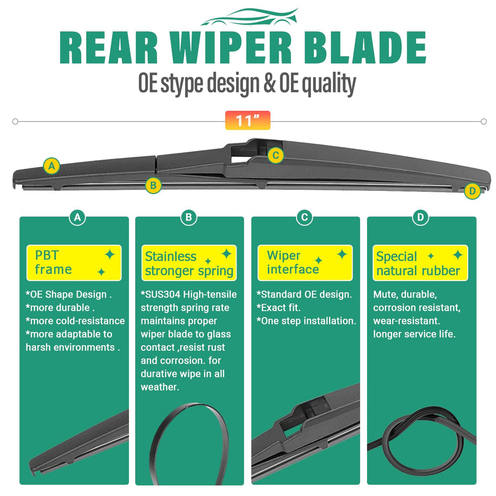 WINDSMILE blades installed on Kia Soul improving driver visibility