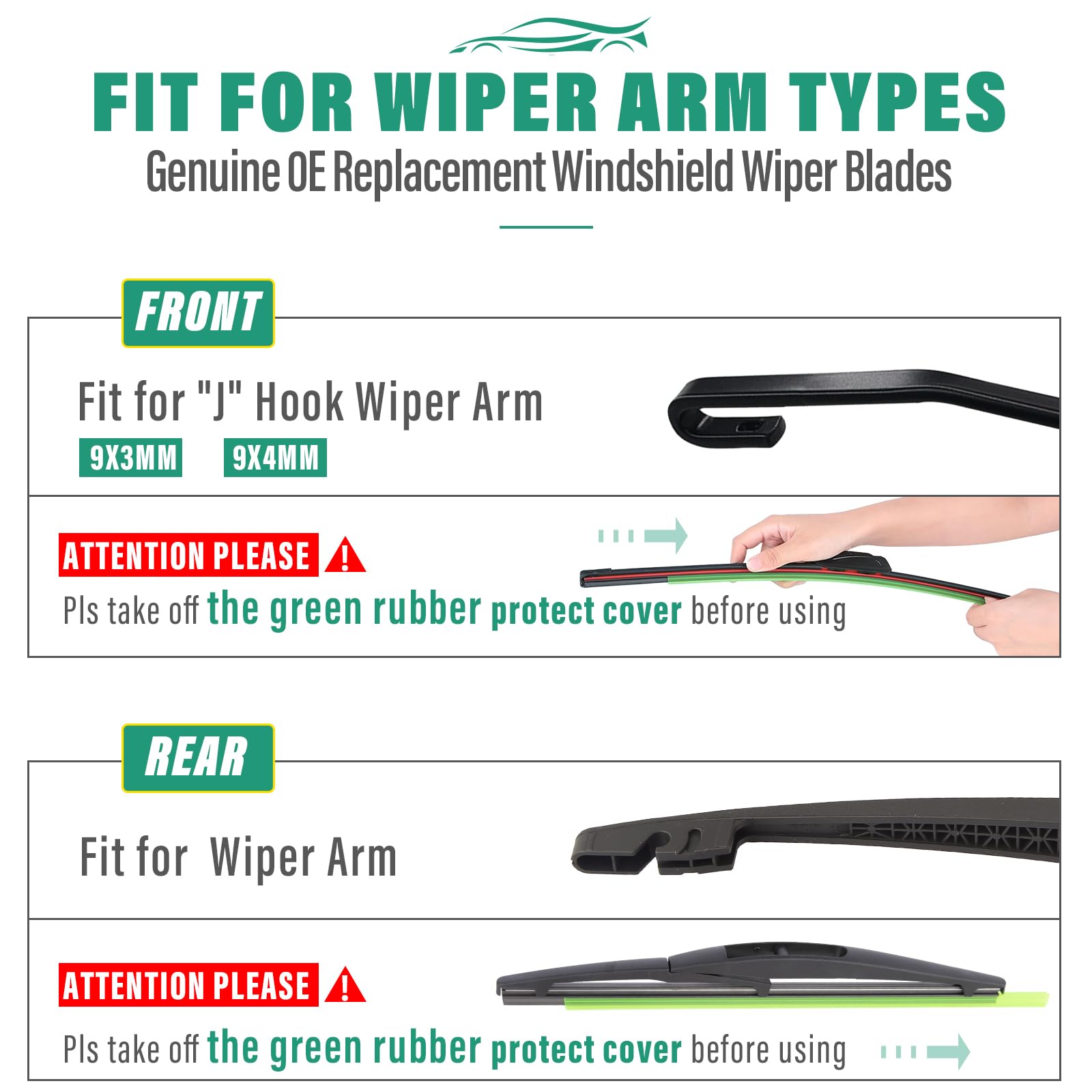 WINDSMILE attachment detail for quick, adapter-free installation