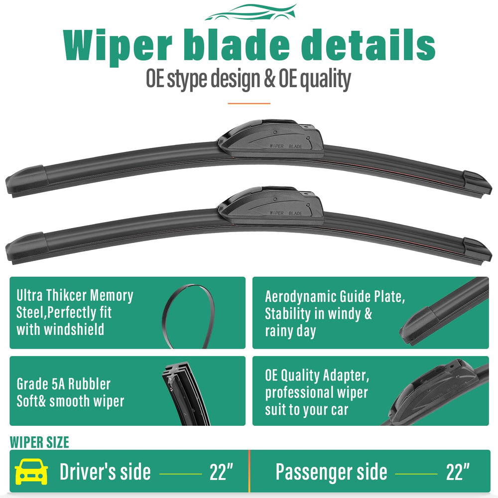 WINDSMILE rubber edge close-up showing streak-free wiping