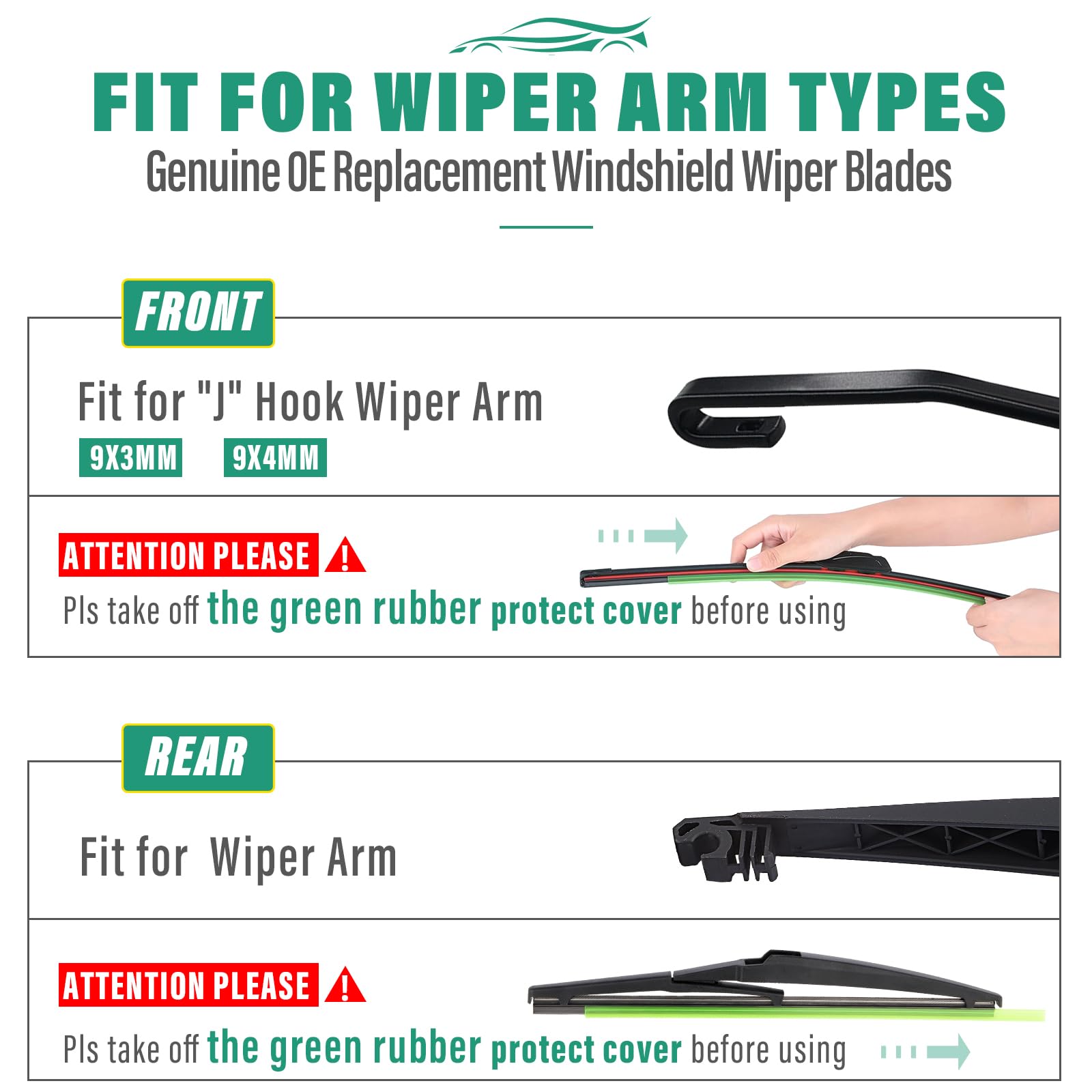 WINDSMILE blades beside ruler showing accurate 24/20/11 inch sizes