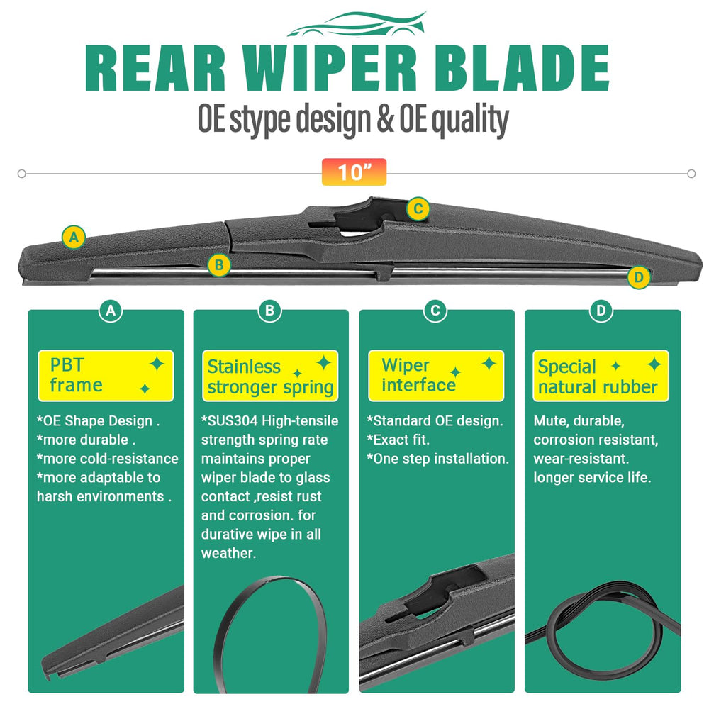 WINDSMILE blade wiping Chevy Spark windshield improving visibility benefit