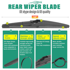 WINDSMILE blade wiping Chevy Spark windshield improving visibility benefit