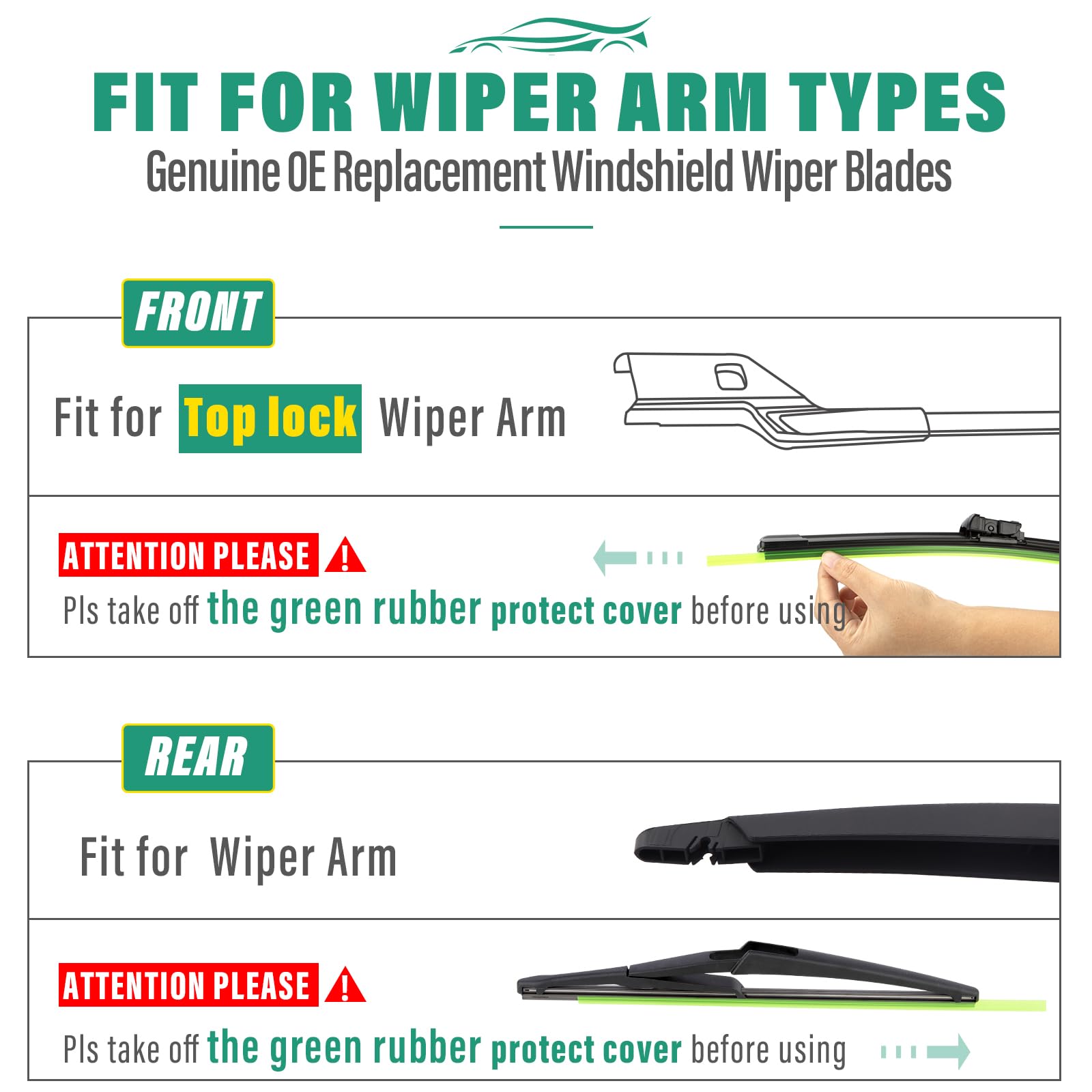 WINDSMILE blades beside ruler showing 26, 19, and 12 inch sizes