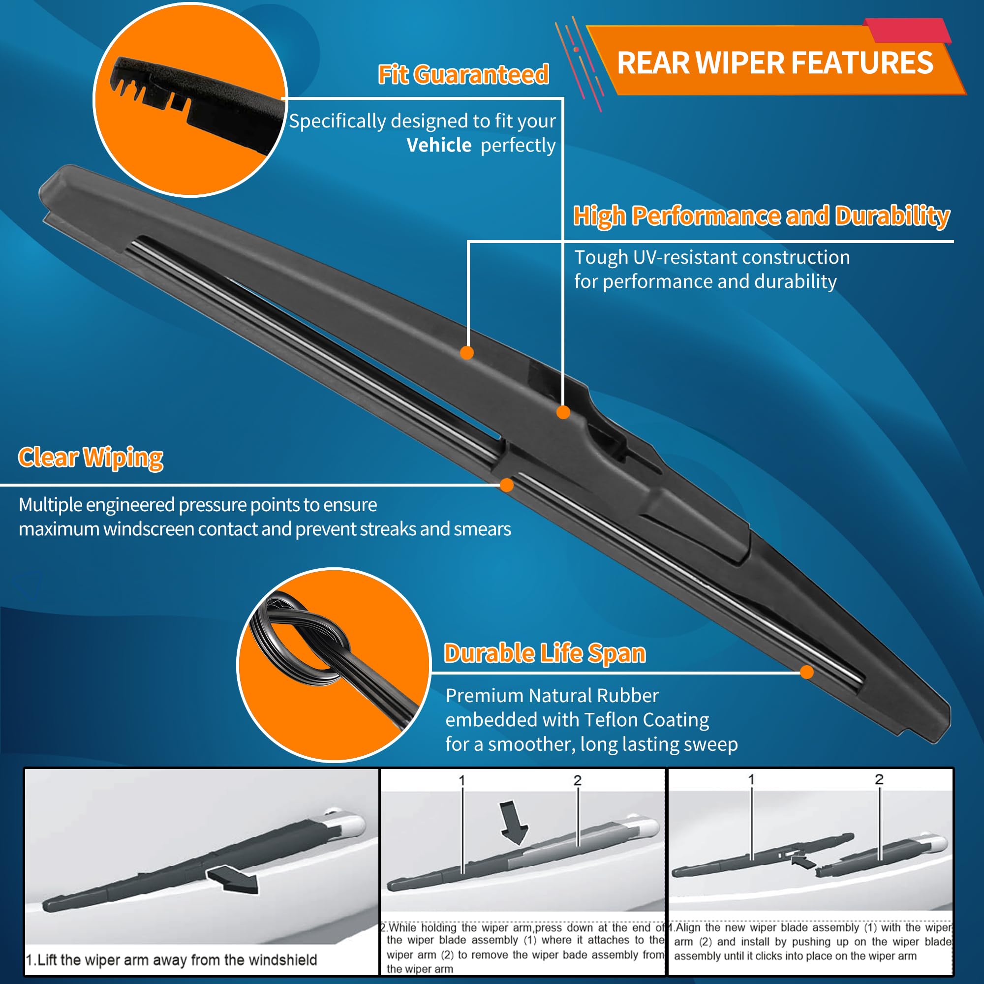 WINNERS blade mount connector showing OEM-style snap and tool-free replacement