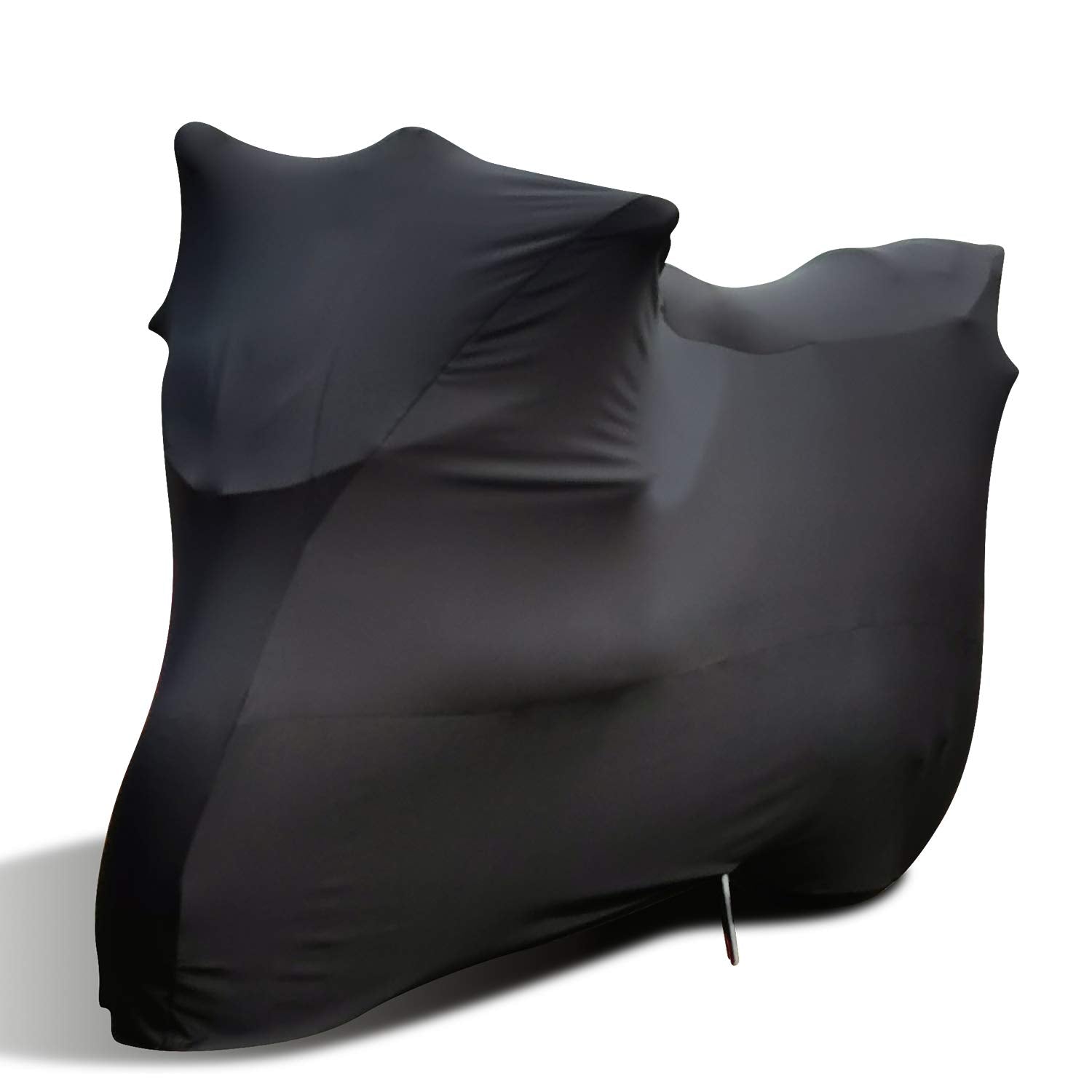 WinPower front view showing full bike coverage and tidy storage