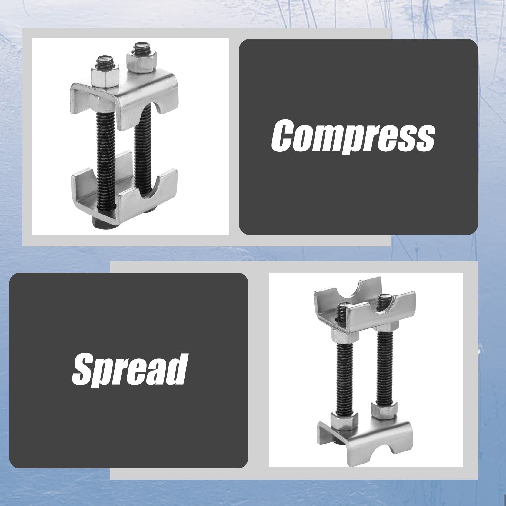 WINTOWIN closeup of threaded nut showing easy adjustment and precise height control