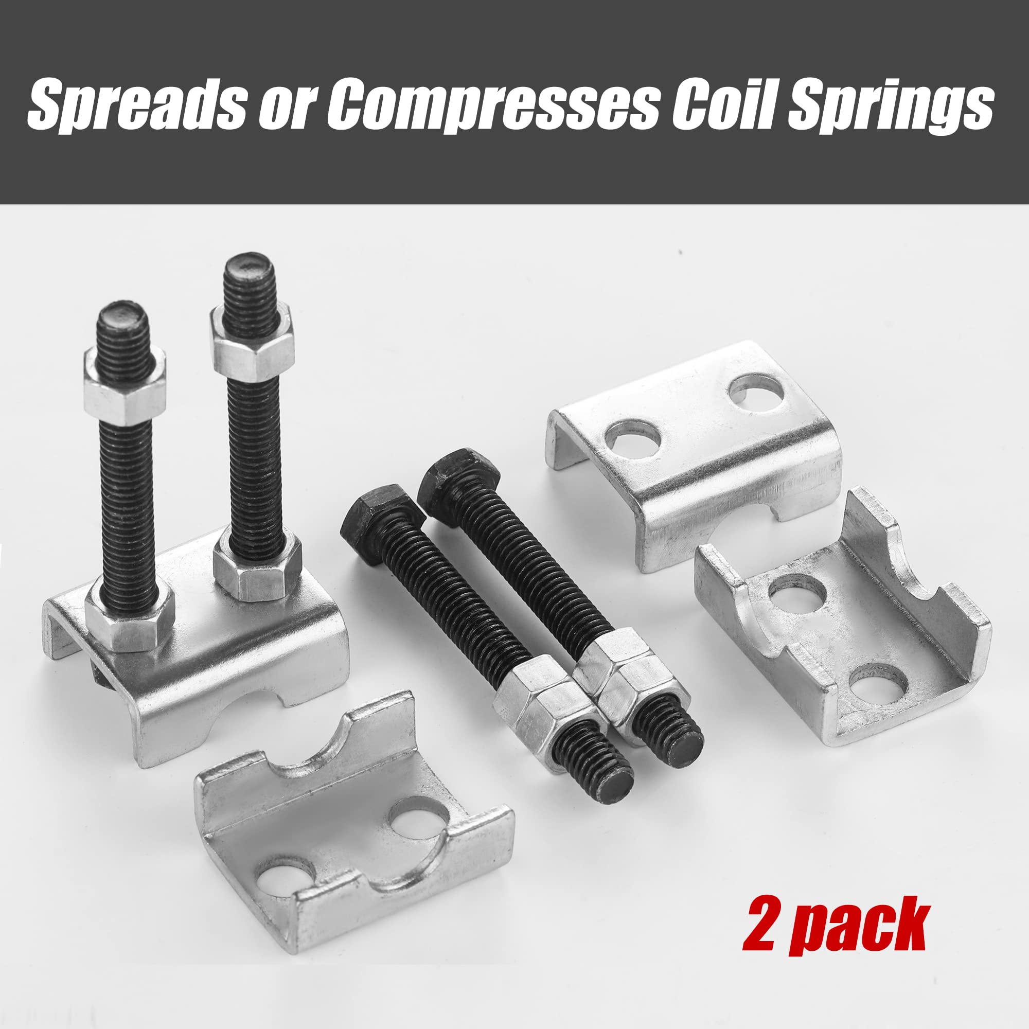 WINTOWIN spacers fitted on a coil spring illustrating added clearance benefit
