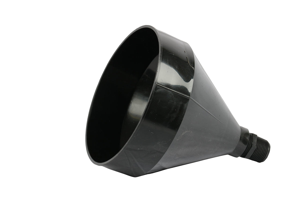 WirthCo Funnel King front view showing wide 7-1/2 inch opening for fast capture