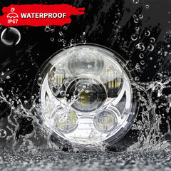 Wisamic aluminum housing side view, durable build resists vibration and impact