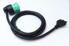 WISDOMHOOD 10‑pin PT30 connector detail highlighting secure plug fit for reliability