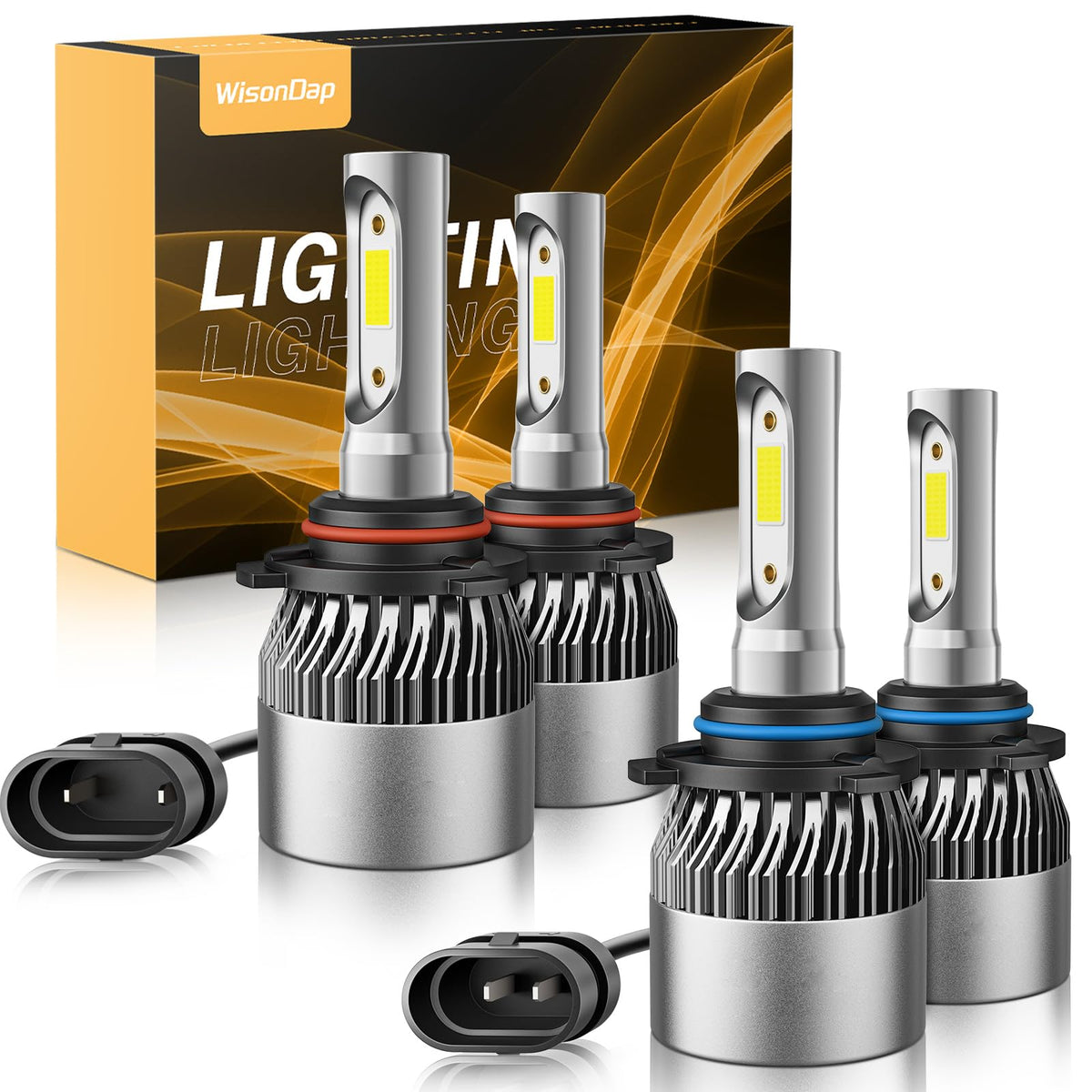 WISONDAP front packaging showing bulbs and benefits, clear product identification
