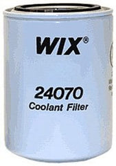 WIX 24070 front view showing canister design and tight fit for reliable coolant protection