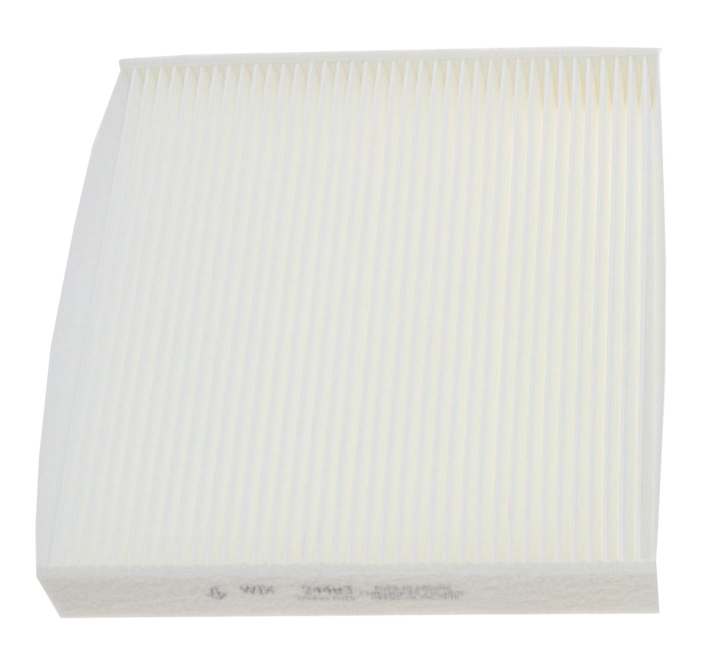 Wix 24483 front view showing panel filter and clean fit for easy replacement
