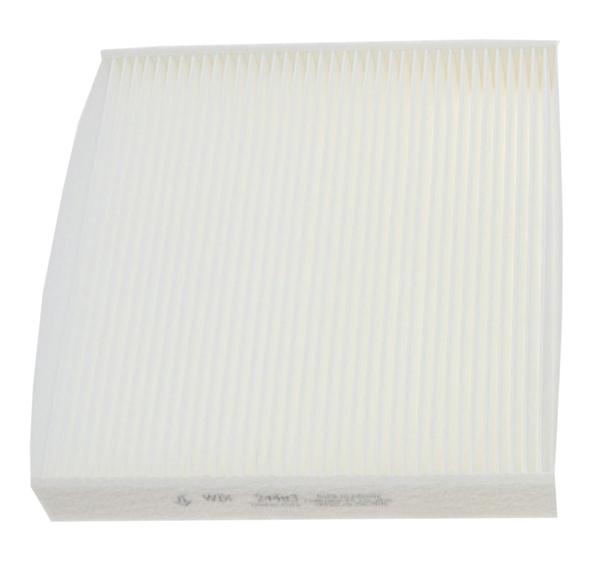 Wix 24483 front view showing panel filter and clean fit for easy replacement