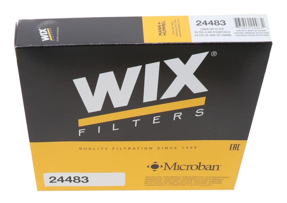 Wix 24483 near vehicle vent demonstrating improved airflow and cabin comfort