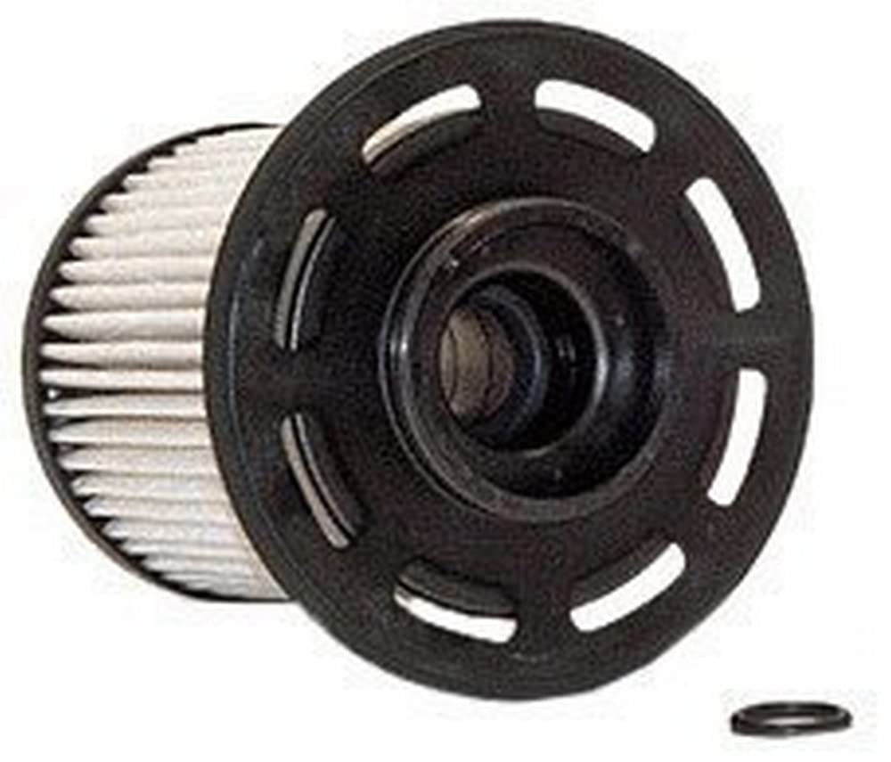 WIX 33349 front view spin-on fuel filter showing label and fitment, protects Dodge 5.9L diesel