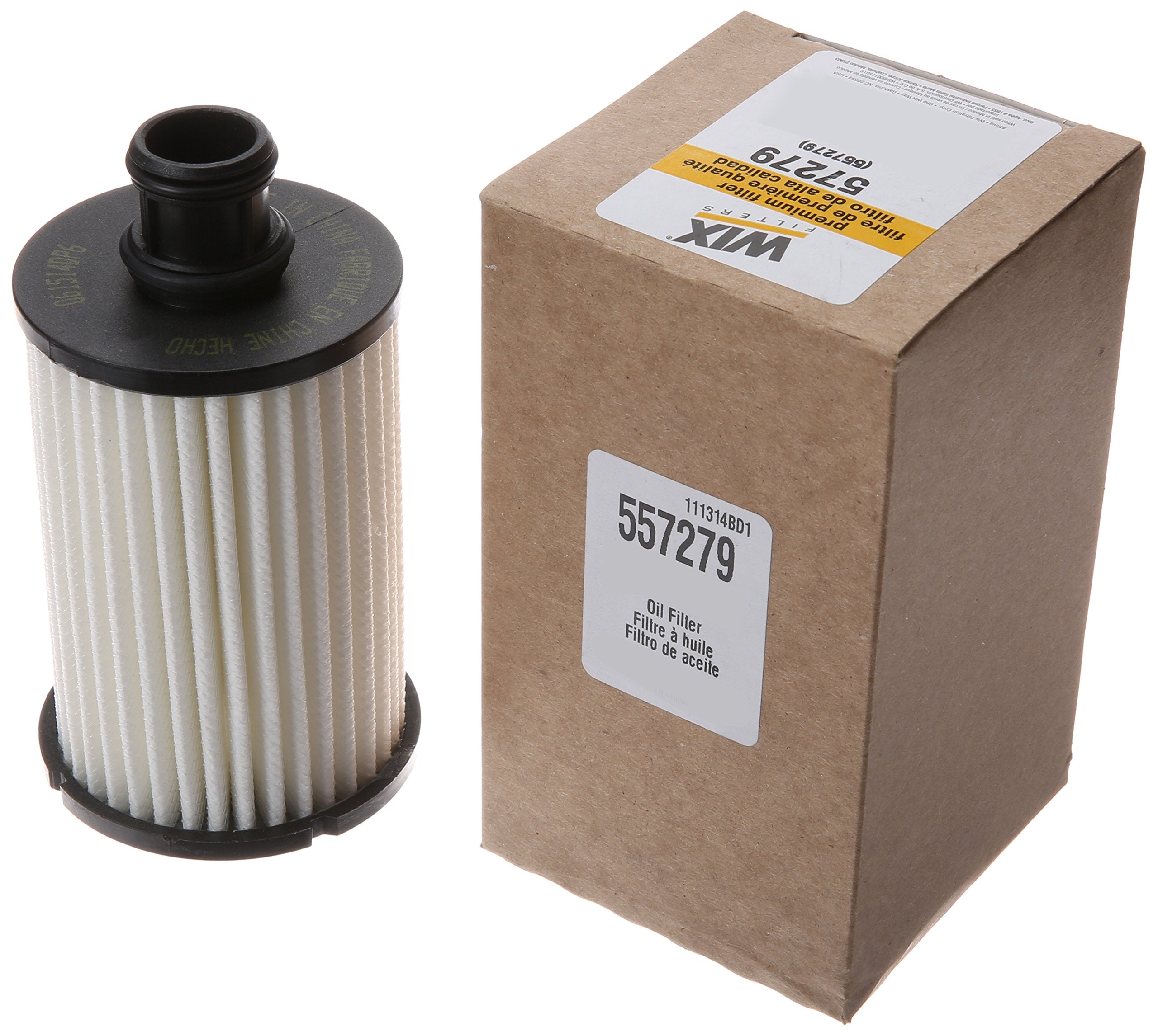 WIX 57279 front view showing cartridge design and durable seal, improving protection