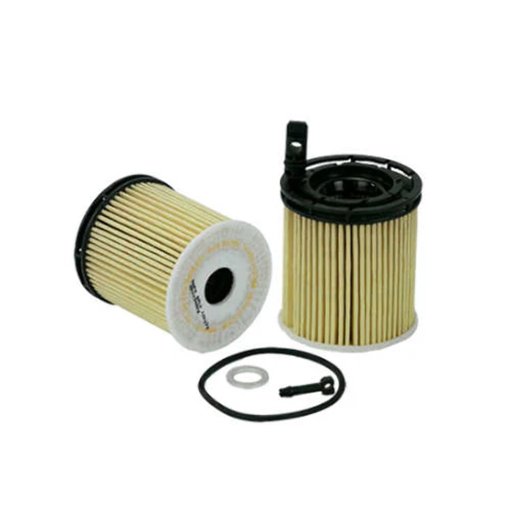 WIX metal-free filter front view showing label and easy-install benefit