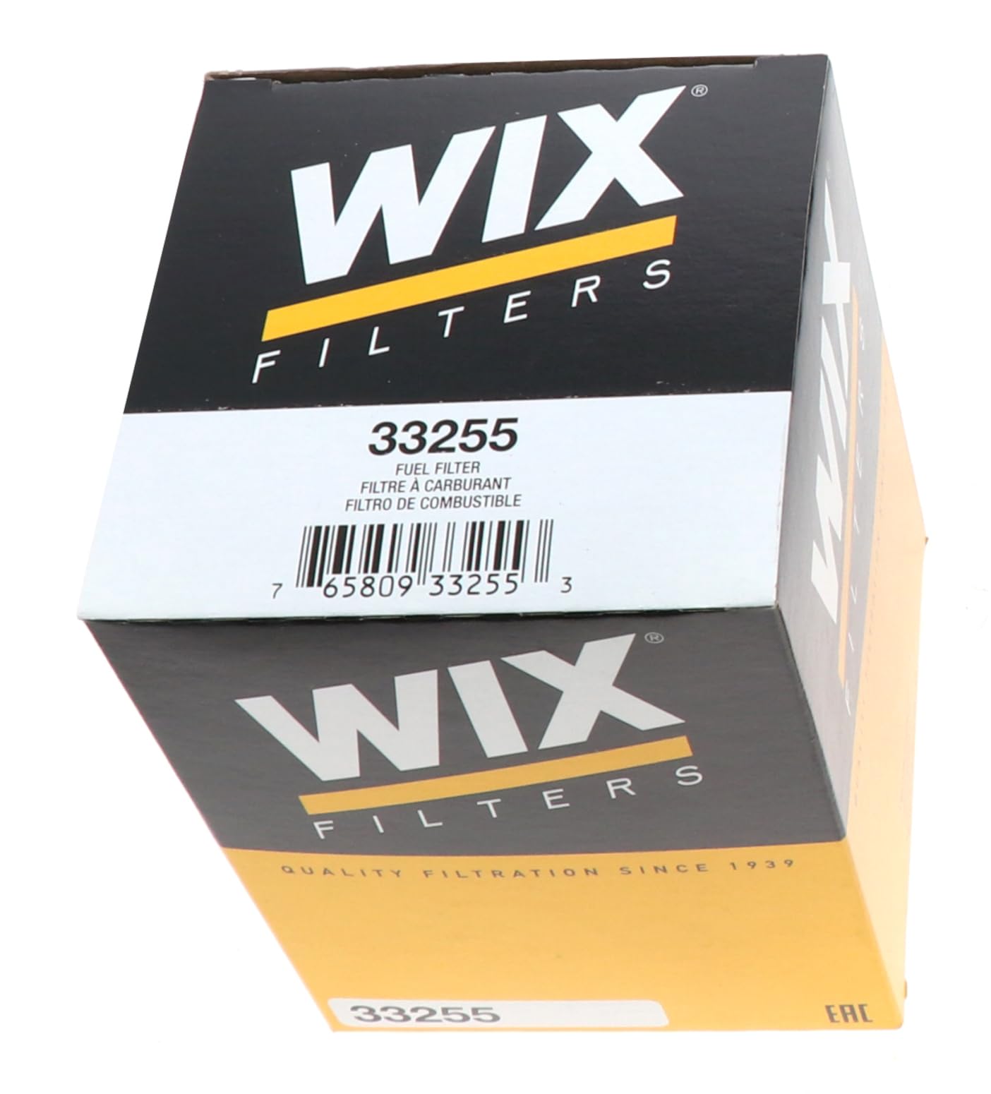 WIX Racing cartridge held in hand showing compact size and easy handling