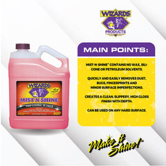 Wizards detailer used on chrome trim delivering bright, streak-free shine