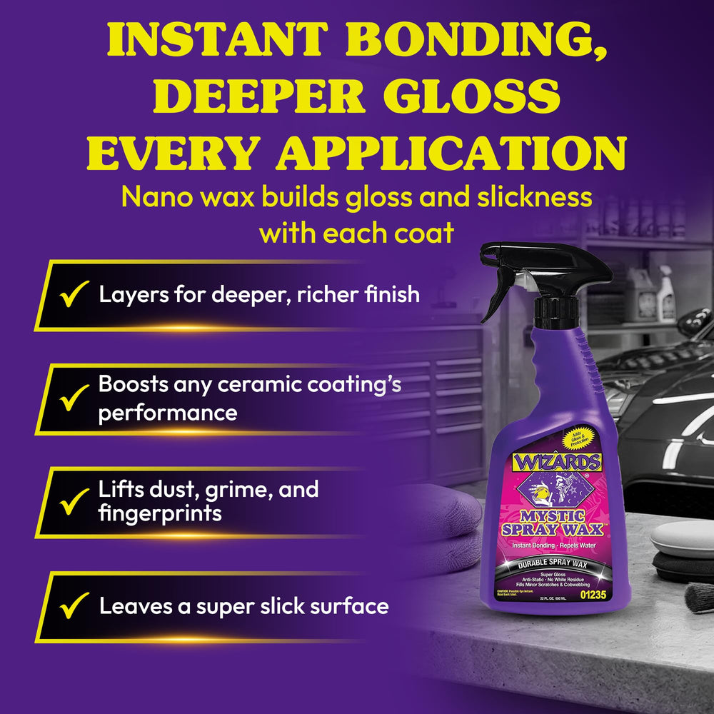 Wizards spray nozzle close-up for precise misting and easy application