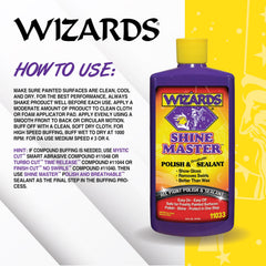Wizards 16 oz bottle held to show size and ergonomic grip