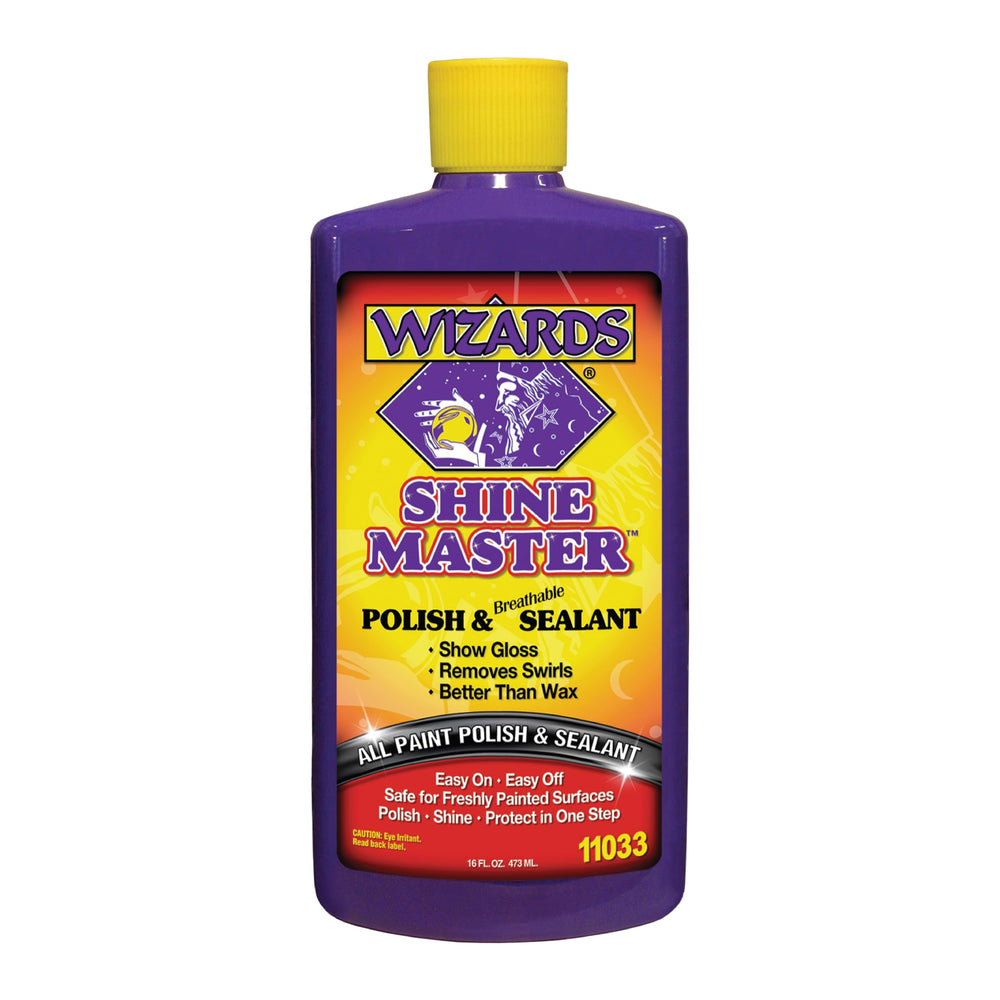 Wizards front label showing product identity and usage benefits
