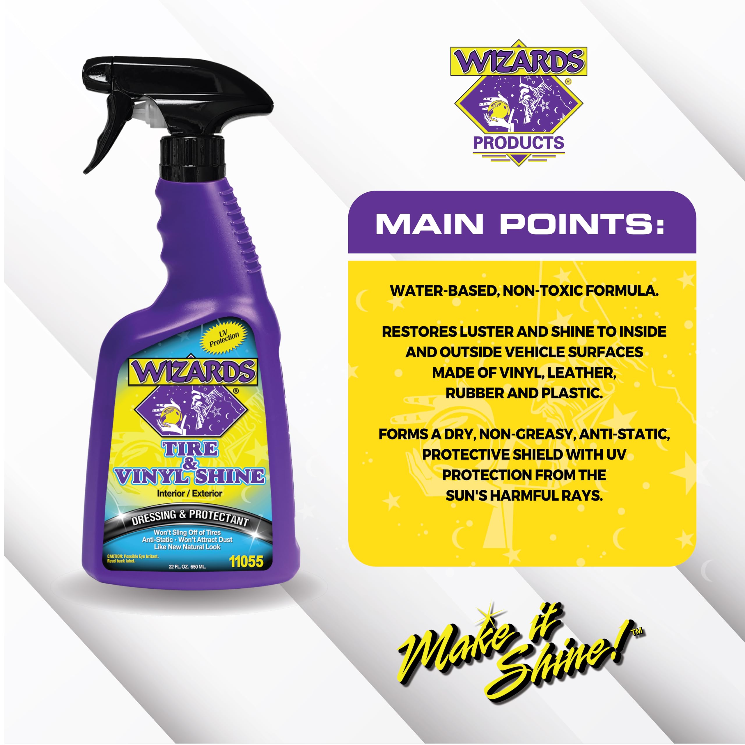 Wizards refreshed vinyl trim detail highlighting UV protection and renewed appearance