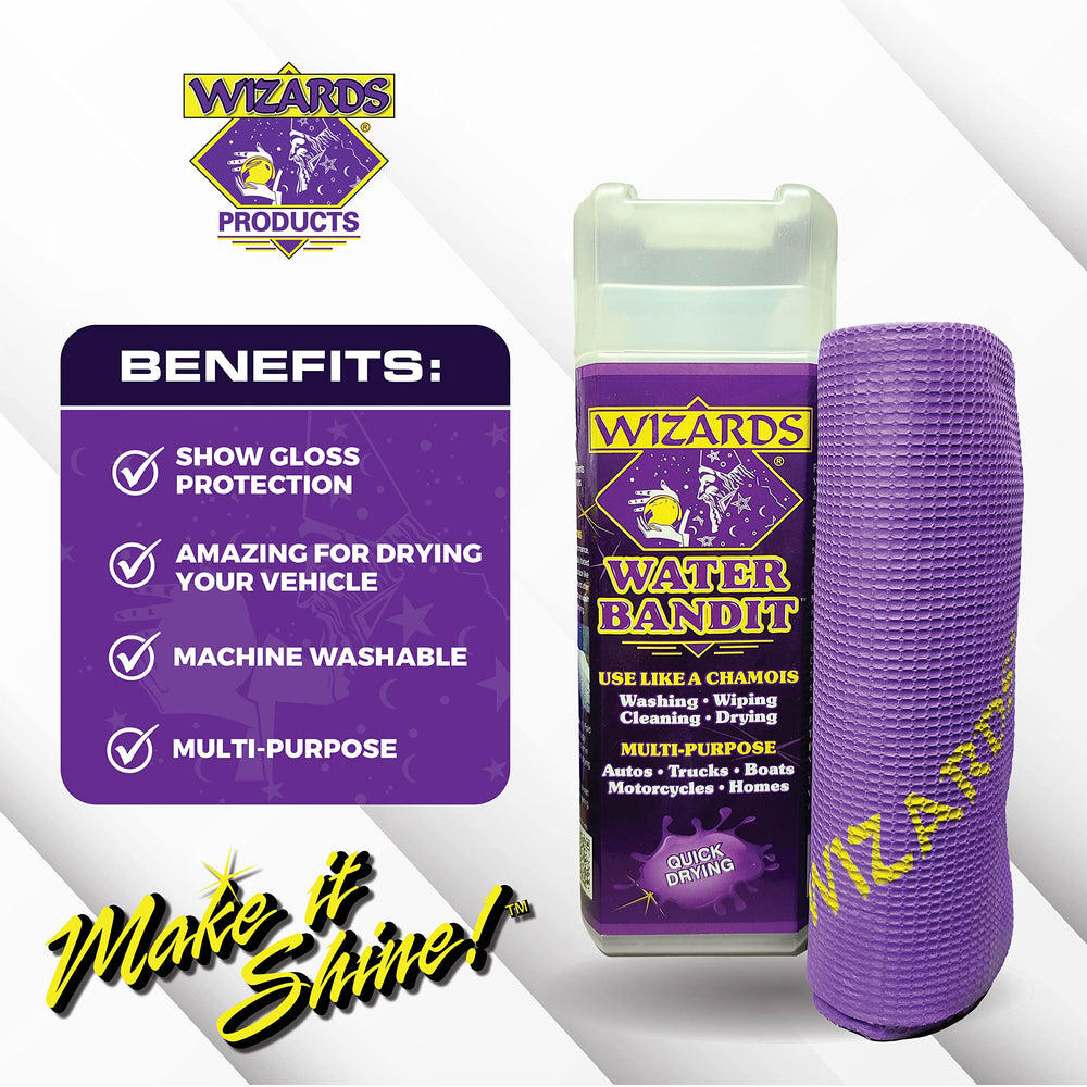 Wizards fiber close-up revealing soft synthetic pile, protects paint