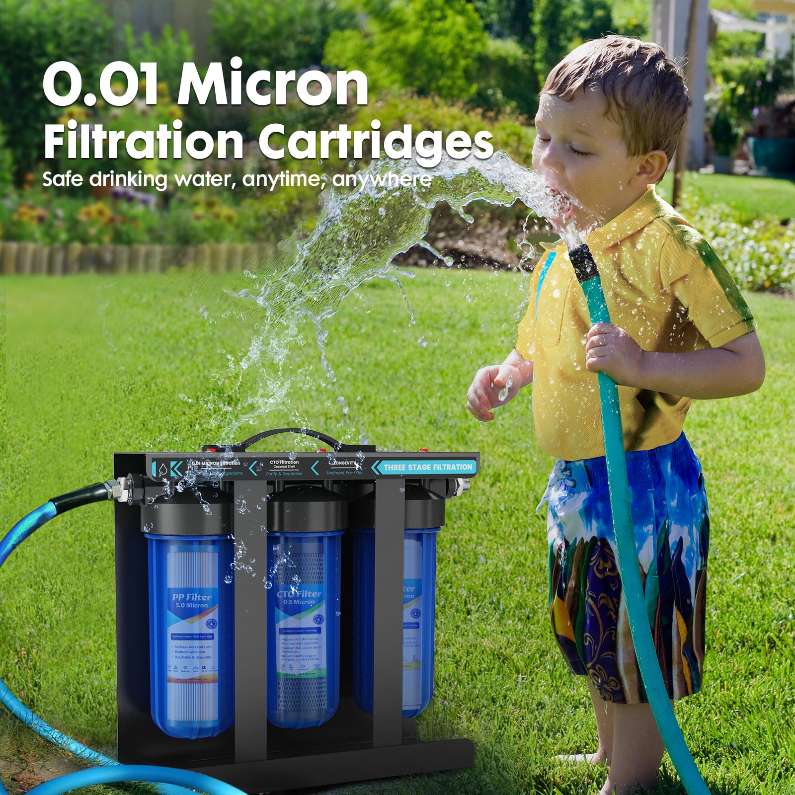 WLSINJL close-up of cartridge endcap illustrating tight seal and leak-free benefit