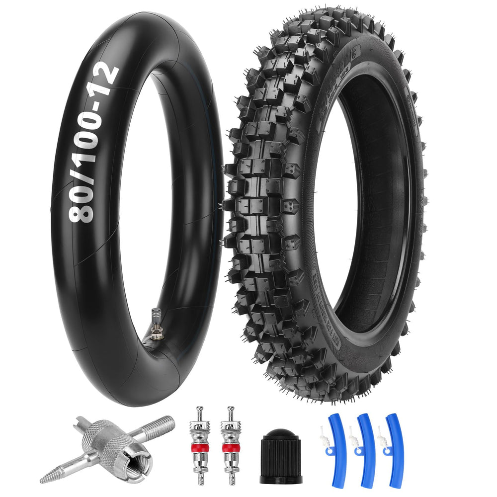 WNOOENG tire profile showing aggressive knobbies and improved traction