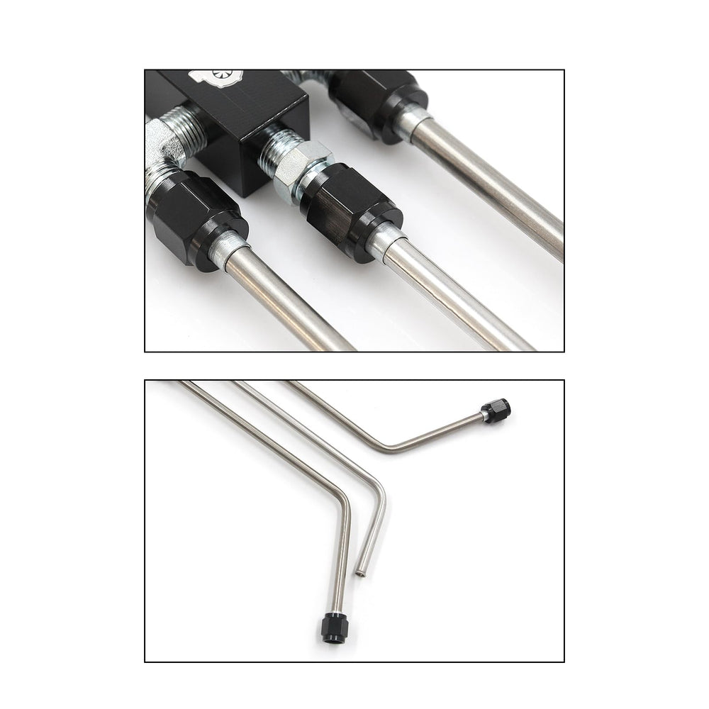 WnSEu coolant crossover with steam vent visible demonstrating easier bleeding benefit