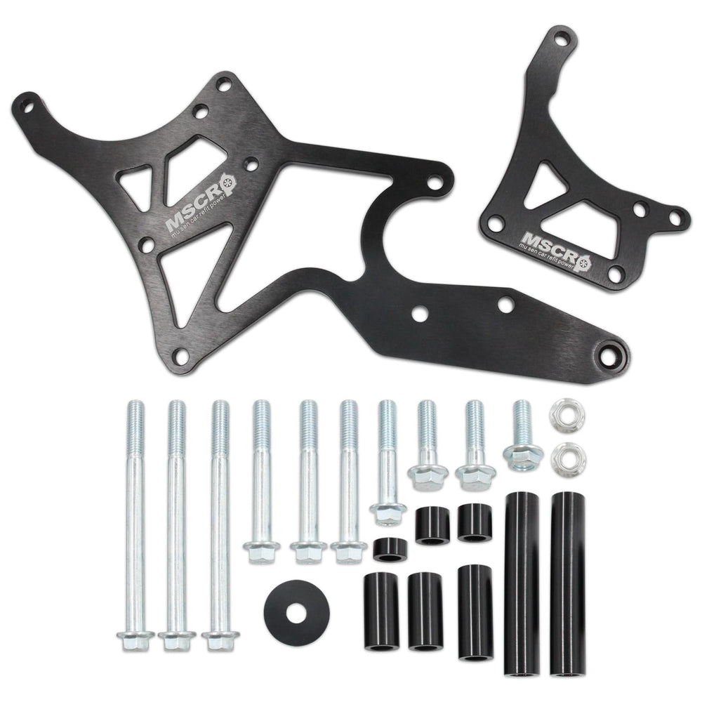 WnSEu front view of bracket assembly showing fit and clearance benefit