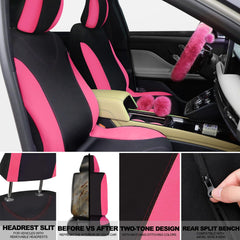 Woanger plush gear shift and handbrake covers, reducing cold contact