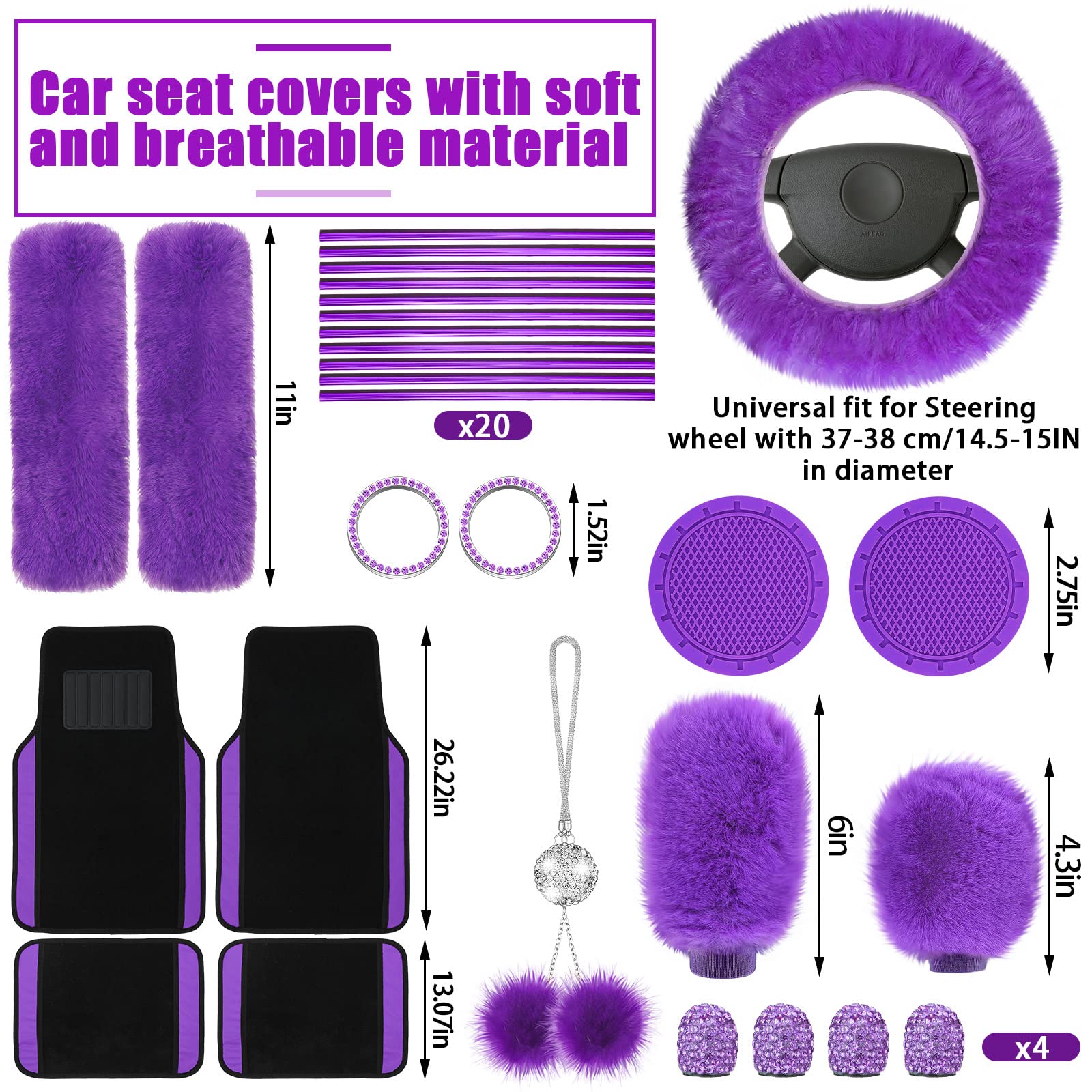 Woanger headrest and rear seat covers improving rear passenger comfort