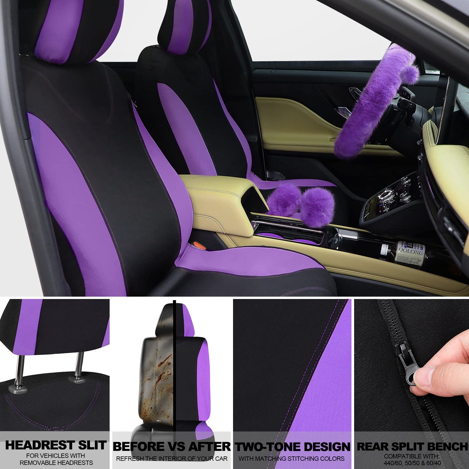 Woanger vent trim strips and decorative stickers adding cohesive accents