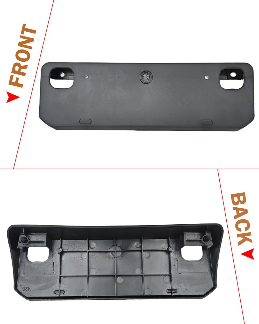 Wocch bumper edge alignment demonstrating flush plate mounting