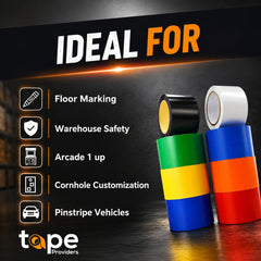 WOD Tape color array flatlay showing vibrant hues for quick identification