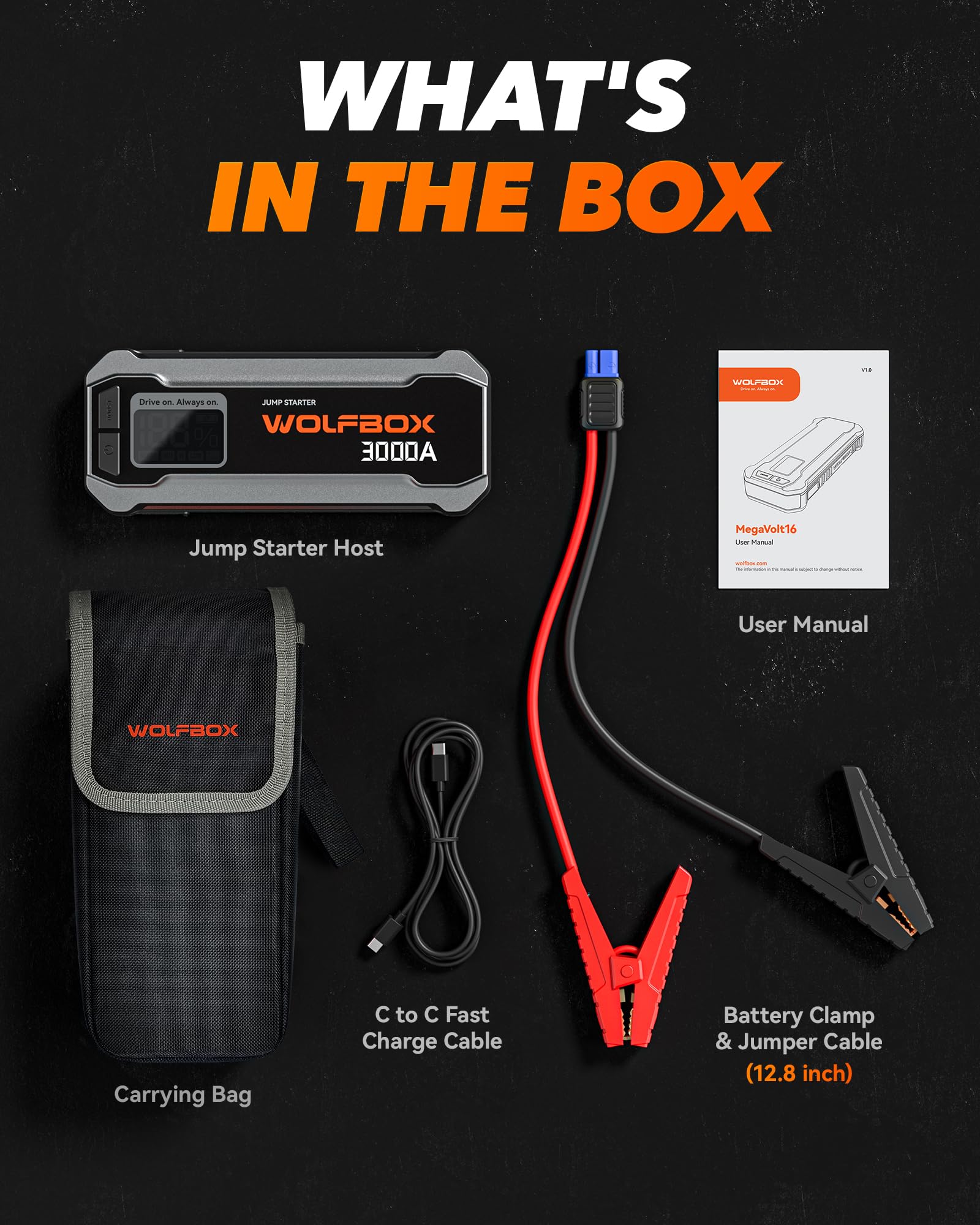 WOLFBOX size and weight comparison demonstrating easy portability