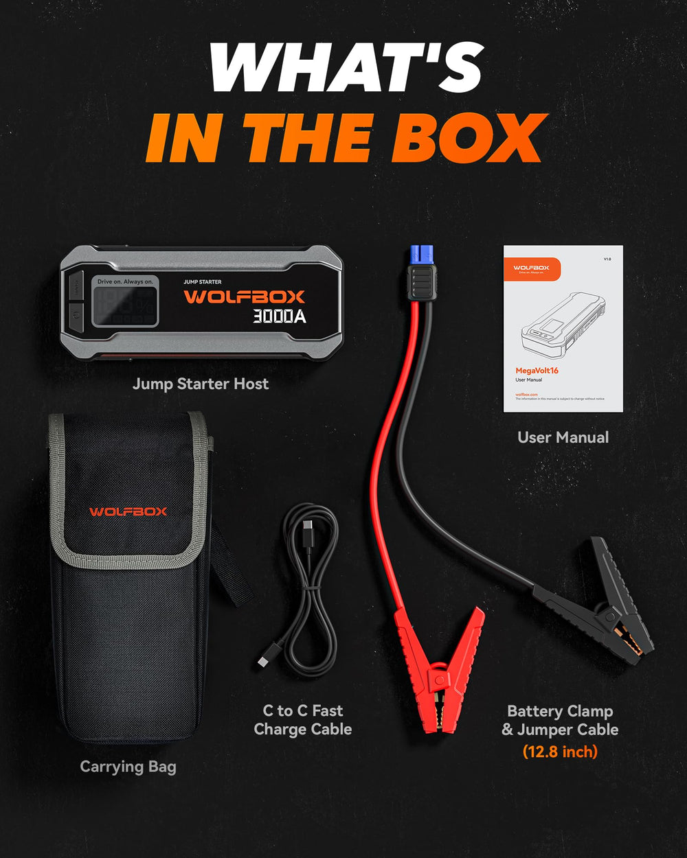 WOLFBOX size and weight comparison demonstrating easy portability