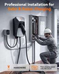 WOLFBOX J1772 connector and 25ft cable ready to deliver faster home charging