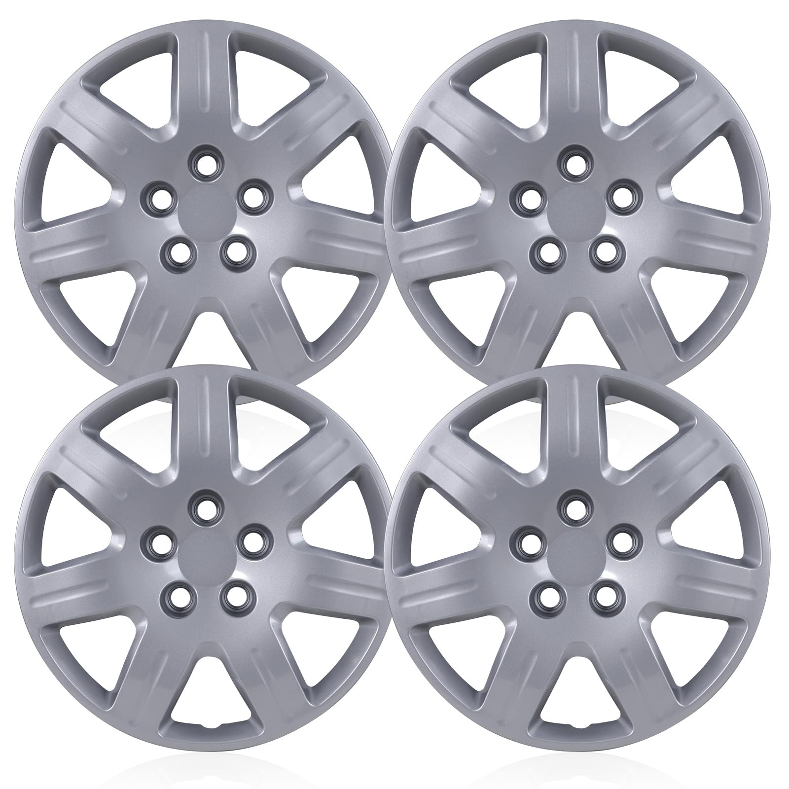 WOLFSTORM packaged set of four hubcaps ready for bolt-on wheel upgrade